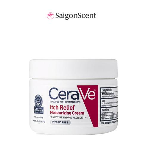 Kem dưỡng CeraVe Itch Relief Moisturizing Cream 340g