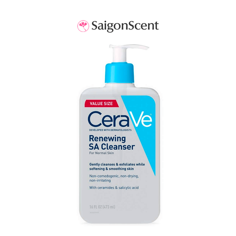 Sữa rửa mặt da dầu mụn Cerave Renewing SA Cleanser 473mL