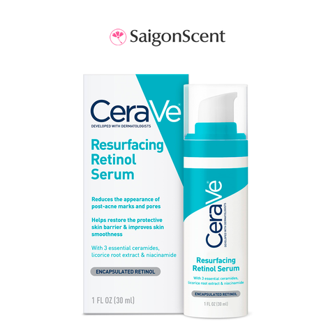 Tinh chất phục hồi da sau mụn Cerave Resurfacing Retinol Serum 30mL