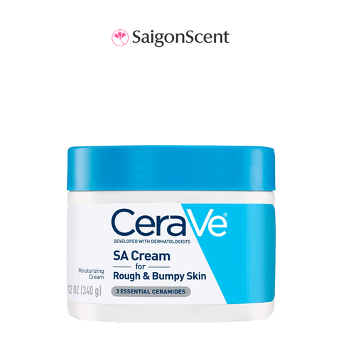 Kem dưỡng giảm viêm lỗ chân lông CeraVe SA Cream Rough and Bumpy Skin 340g