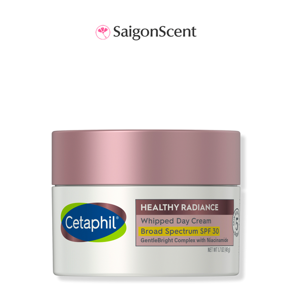Kem dưỡng sáng da ban ngày Cetaphil Healthy Radiance Whipped Day Cream SPF 30 48g