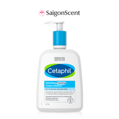 Sữa rửa mặt da khô nhạy cảm Cetaphil Hydrating Foaming Cream Cleanser 473mL