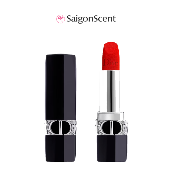 Son DIOR Rouge 760 FAVORITE ĐỎ THUẦN Velvet 3.5g