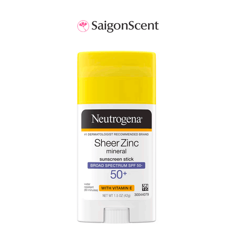 Sáp chống nắng Neutrogena Sheer Zinc Dry Touch Sunscreen Stick SPF 50+ 42g