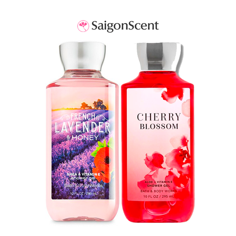 Sữa tắm Bath & Body Works Shower Gel CHERRY BLOSSOM | FRENCH LAVENDER & HONEY 295mL