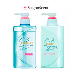 Bộ gội xả sạch dầu mát lạnh Tsubaki Premium Cool Shampoo & Conditioner Pair Set | 490mL x 2