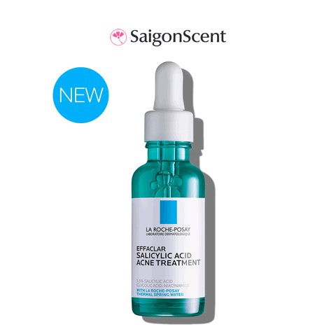 Tinh chất hỗ trợ giảm & ngăn ngừa mụn La Roche-Posay Effaclar Salicylic Acid Acne Treatment 1.5% Salicylic Acid 30mL