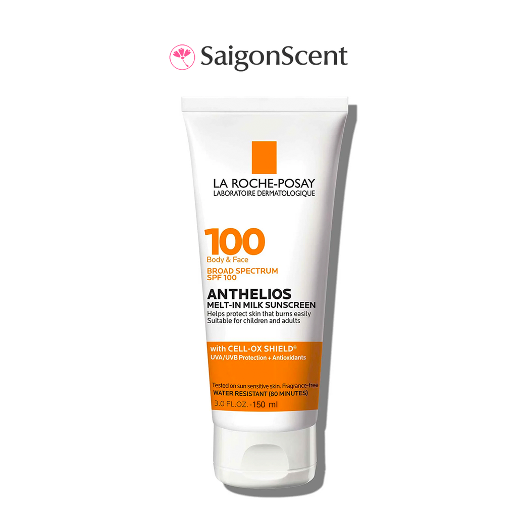 Kem chống nắng cho mặt và toàn thân La Roche-Posay Anthelios Melt-In Milk Sunscreen SPF 100 90mL & 150mL