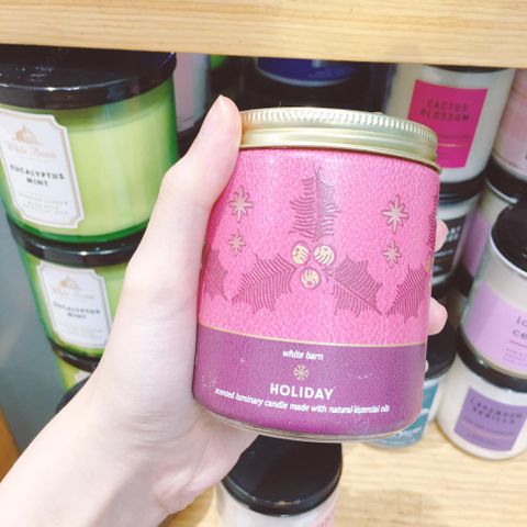 Nến thơm 1 bấc Bath & Body Works Holiday 198g