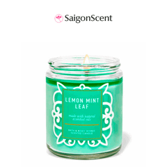 Nến thơm 1 bấc Bath & Body Works Lemon Mint Leaf 198g