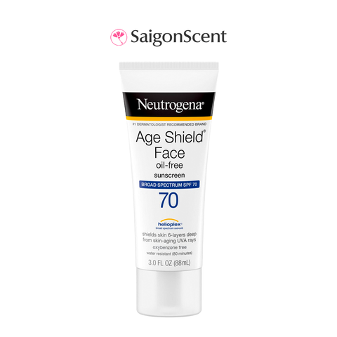 Kem chống nắng hỗ trợ chống lão hóa Neutrogena Age Shield Face Oil-Free Sunscreen SPF 70 88mL