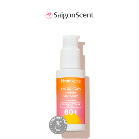 Kem chống nắng Neutrogena Invisible Daily Defense Face Serum SPF 60+ 50mL