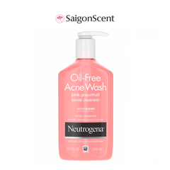 Sữa rửa mặt cho da dầu, mụn Neutrogena Oil-Free Pink Grapefruit Acne Wash 269mL
