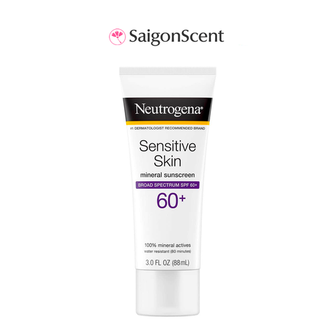 Kem chống nắng cho da nhạy cảm Neutrogena Sensitive Skin Sunscreen SPF 60 88mL