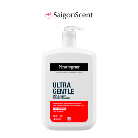 Sữa rửa mặt Neutrogena Ultra Gentle Daily Cleanser with Pro-Vitamin B5 473mL