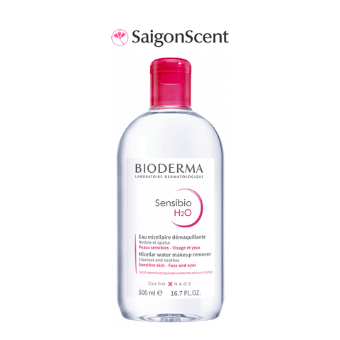 Nước tẩy trang dịu nhẹ cho da nhạy cảm Bioderma Sensibio H2O 500mL