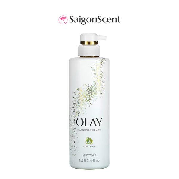 Sữa tắm phục hồi da Olay Collagen B3 Body Wash | Cleansing & Firming 530ml