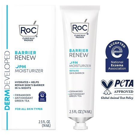 Kem dưỡng phục hồi, bảo vệ da RoC Barrier Renew PM Moisturizer 74mL