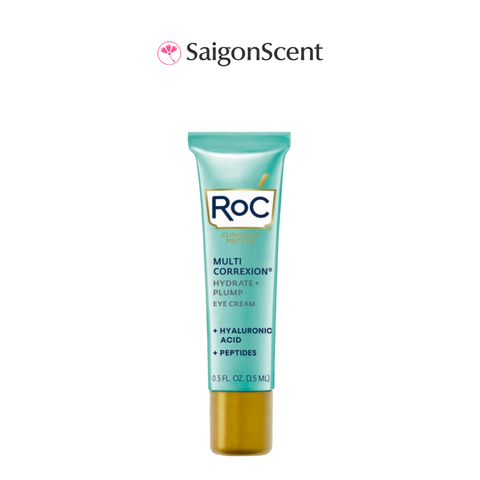 Kem mắt nâng cơ, cấp ẩm RoC MULTI CORREXION Hydrate + Plump Eye Cream 15mL