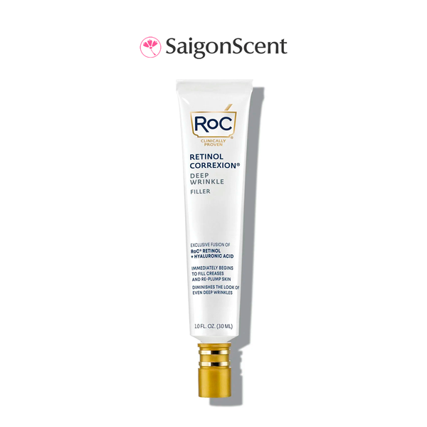 Tinh chất giảm nếp nhăn, rãnh cười RoC RETINOL CORREXION Deep Wrinkle Filler 30mL