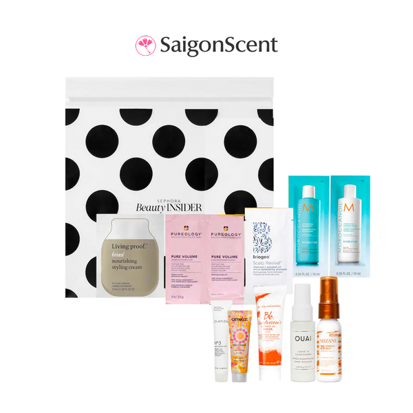 Góc Sephora | Bộ các sản phẩm chăm sóc tóc chuyên sâu August Hair Bag 10 món