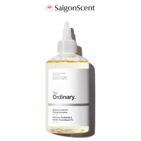 Nước cân bằng tẩy da chết bề mặt The Ordinary Glycolic Acid 7% Toning Solution 240mL