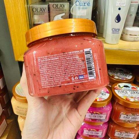 Tẩy tế bào chết cơ thể hương dưa hấu Tree Hut Shea Sugar Scrub WATERMELON 510g