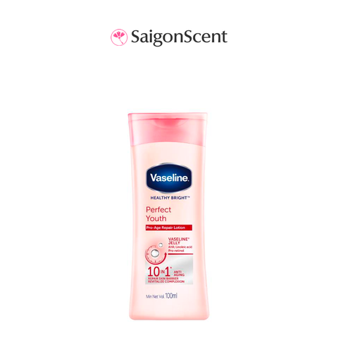 Sữa dưỡng thể sáng da chống lão hoá Vaseline Healthy Bright Perfect Youth 100mL