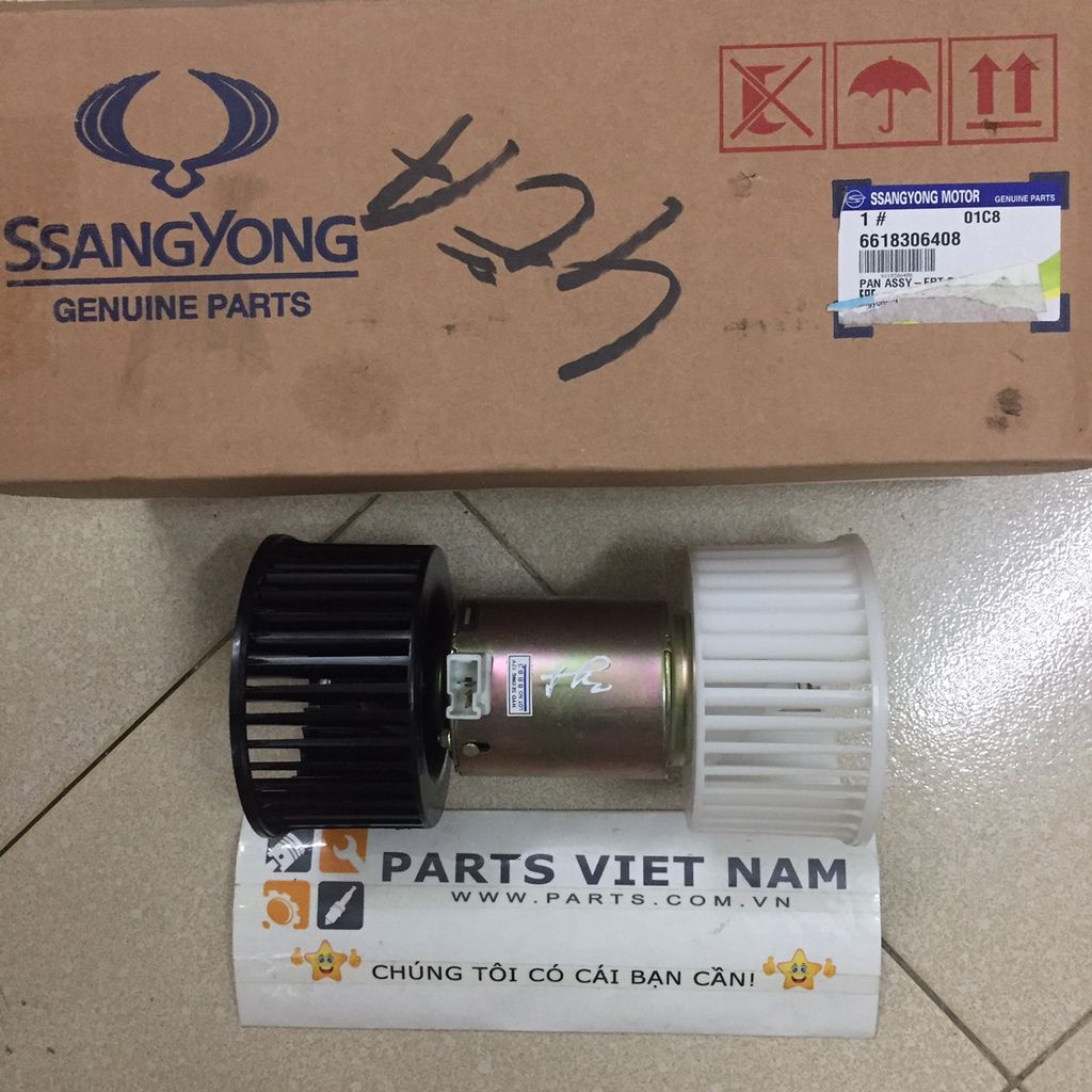 Quạt dàn lạnh Mercedes MB140. Hàng xịn. Mã 6618306408