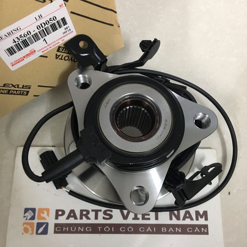 Cụm bi moay ơ trước Toyota Vios, Yaris NSK đời 2014 - 2020 có ABS. Mã 435600D050 LH 435500D050 RH, 43560-0D050 LH 43550-0D050 RH