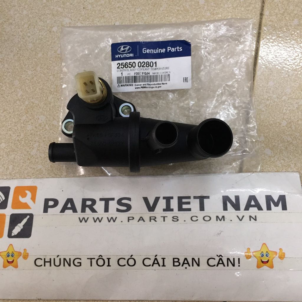 CỤM ỐNG NƯỚC LIỀN CẢM BIẾN HYUNDAI GETZ MÁY 1.1 25650-02801, 2565002801