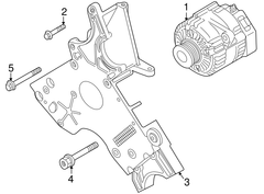 Máy phát Land Rover Freelander chính hãng YLE102480, YLE102480E