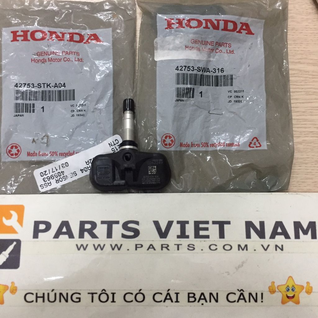 CẢM BIẾN ÁP SUẤT LỐP HONDA ACCORD 42753-STK-A04, 42753-SWA-316