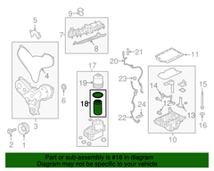 Lọc dầu Land Rover Discovery Range Rover Sport 30L V6 LR013148