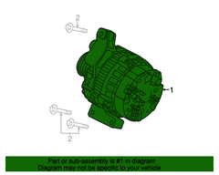 Máy phát Land Rover Discovery Sport chính hãng LR067840, LR028121, LR031027