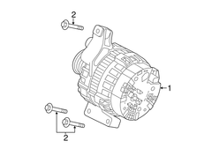 Máy phát Land Rover Discovery Sport chính hãng LR067840, LR028121, LR031027