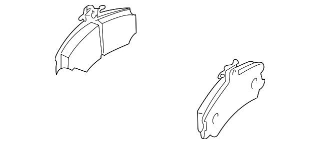 Má phanh trước Land Rover Discovery 2000 - 2004 OEM SFP500150, SFP000210, SFP100480, SFP100590