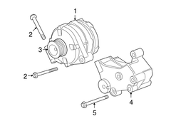 Máy phát Land Rover LR3 xịn YLE500410, LR008862, YLE500240, YLE500240E