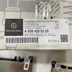 Má phanh trước Mercedes S-class, S 300, S 350, S 400, S 500 W222. mã A0084200820, A008-420-08-20