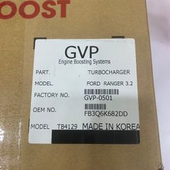 Turbo Ford Ranger 3.2, Mazda BT50 3.2 đời 2016 - 2018. Hàng Garret Hàn Quốc không hộp điều khiển. Bảo hành 3 tháng FB3Q6K682, FB3Z6K682R, FB3Q6K682DF, FB3Z6K682D, FB3Q6K682DE, FB3Q6K682DD, FB3Q6K682DB, FB3Q6K682DC