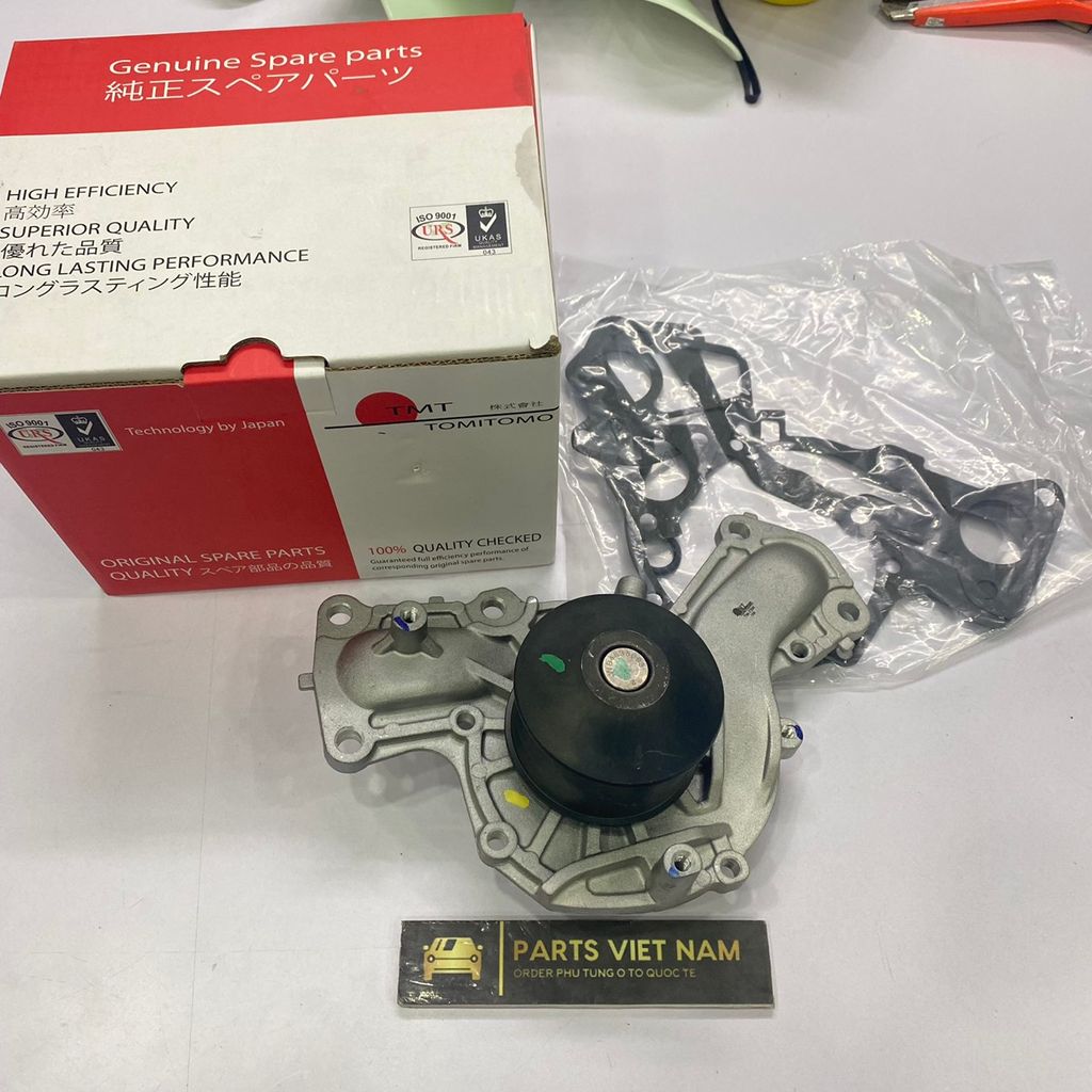 Bơm nước động cơ Mitsubishi Pajero  V73, V93, Pajero Sport, L200, Triton, động cơ 6G72, 6G74, 6G75. Hàng Tomitomo Japan. Mã MD979171, MD977503