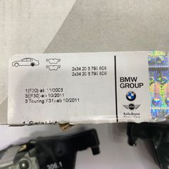 Má phanh sau hoặc bố thắng sau BMW F30 3 Series, 318i, 320i, 325i, 328i, 330i, 335i, 340i đời 2012 - 2018. Hàng BMW China. Mã 34216850569, 34216873093, 34216850569