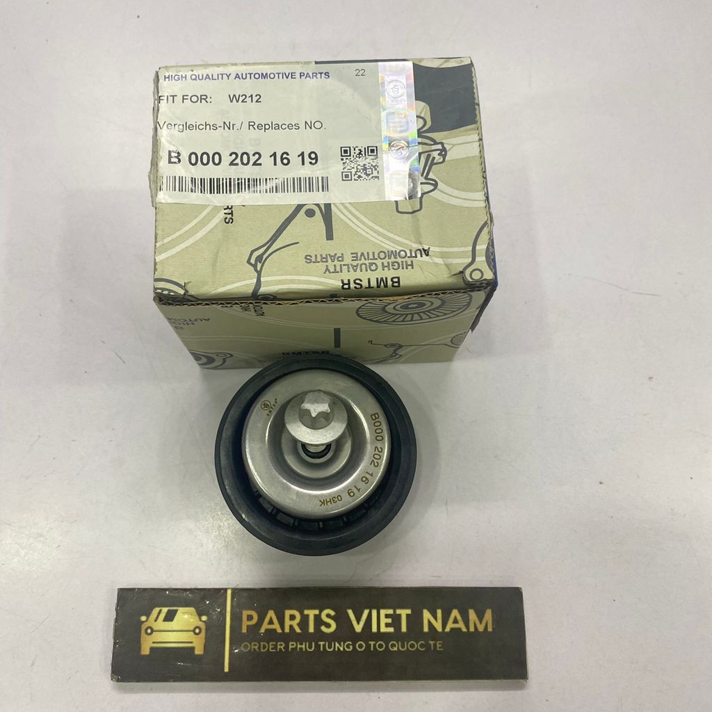 Bi tỳ hoặc puly có rãnh Mercedes W204, W212 động cơ M271, C200, C250, C300, SLK250. Hàng BMTSR. Mã A0002021619, A-000-202-16-19