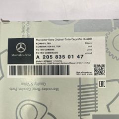 Lọc gió điều hòa Mercedes E200, E220, E250, E300, E350, GLC220, GLC250, GLC300, GLC450AMG đời 2016 - 2022. Hàng Mer china có than hoạt tính. Mã A2058350147, A2058350047, A2058300147