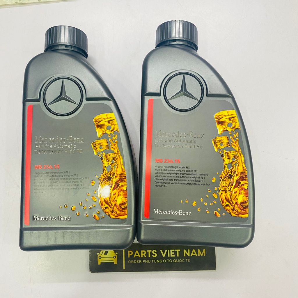 Dầu hộp số tự động Mercedes W205 C200, C250, C300, C350, C63 AMG đời 2014 - 2022. Hàng xịn dầu mầu xanh can 1 lít, hộp số 7 cấp. Mã A0009896905