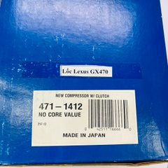 Lốc lạnh hoặc lốc điều hòa Lexus GX470 UZJ120 đời 2002 - 2009. Hàng Denso Japan. Mã 883206A122, 88320-6A122, 471-1412