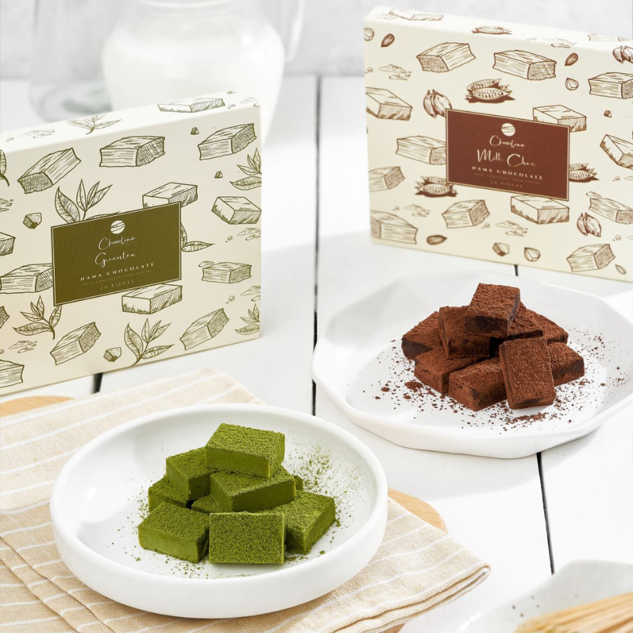 Sô cô la Tươi vị Matcha (40% Cacao) - Minisize 06 viên