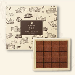 Sô cô la Tươi vị Dark (75% Cacao) - Fullsize 20 viên