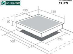 Bếp từ đôi Canzy CZ 87I Inverter tiết kiệm điện