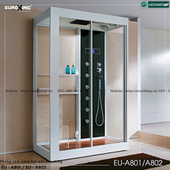 Phòng tắm xông hơi ướt Euroking EU – A801 / EU – A802 (Công nghệ Châu Âu)